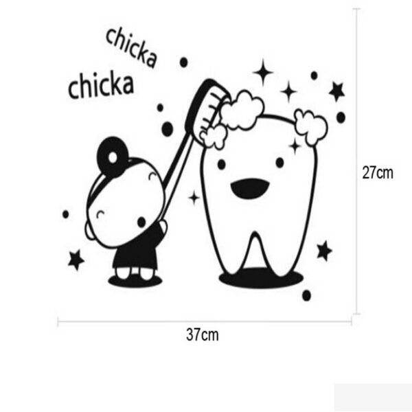 STICKERS DECORACION CHICKA DENTAL 1